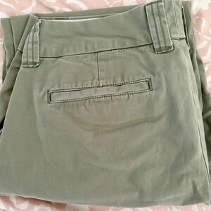 Gap chinos favorite chino khaki cropped women Pants Sz 8